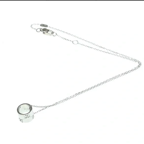 18K Icon Twirl Pendant Necklace - Picture 3 of 3